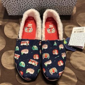 Tom’s navy paper source Holiday Campers print